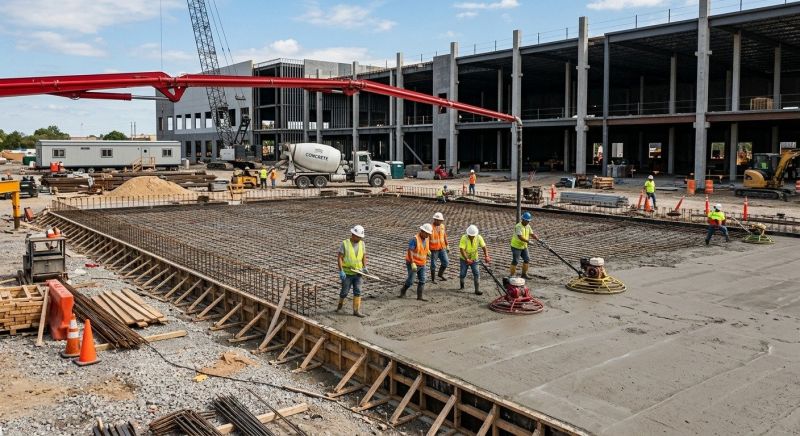 Commercial Slab Construction in Kalamazoo, MI