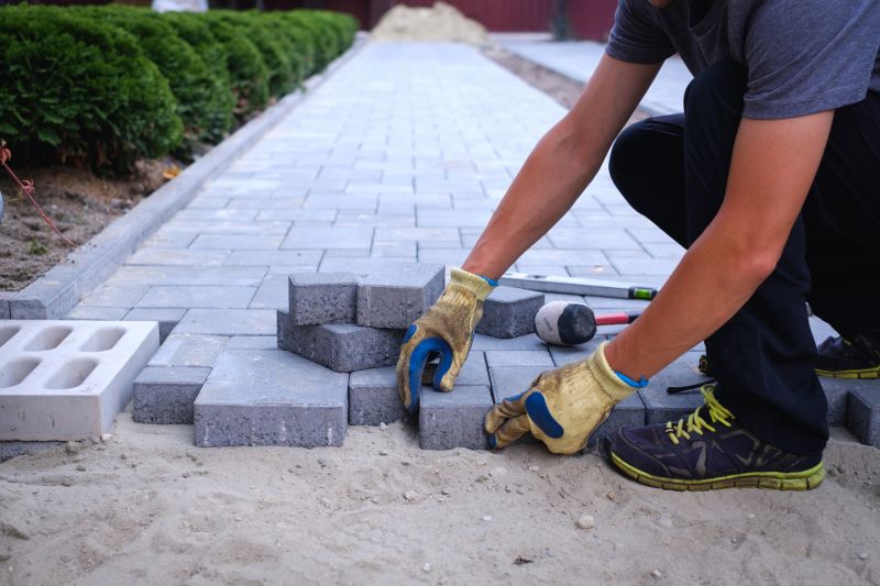 Paver Installation in Spring